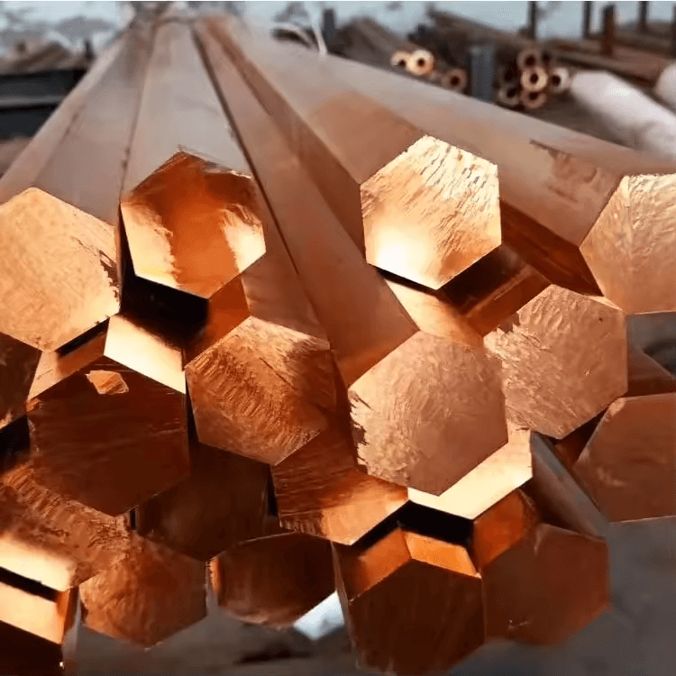 copper Hexagon Bar